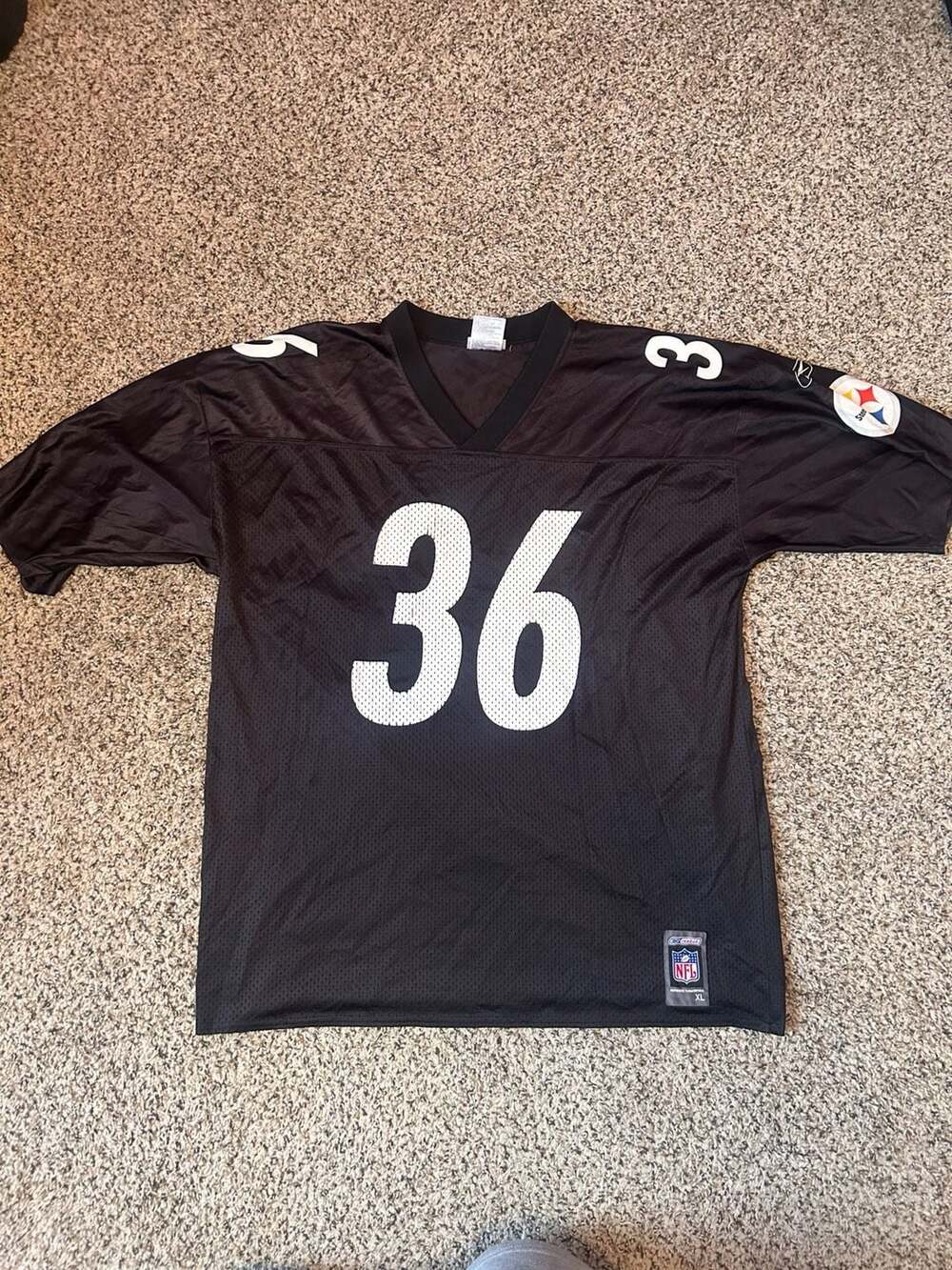 Vintage Reebok Jerome Bettis Pittsburgh Steelers NFL Team Replica Jersey XL